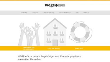Wege e.V., Referenz von farbenklecks Design Leipzig